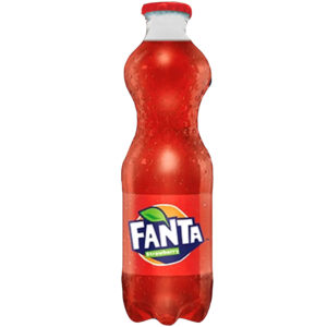 Fanta Strawberry Glass