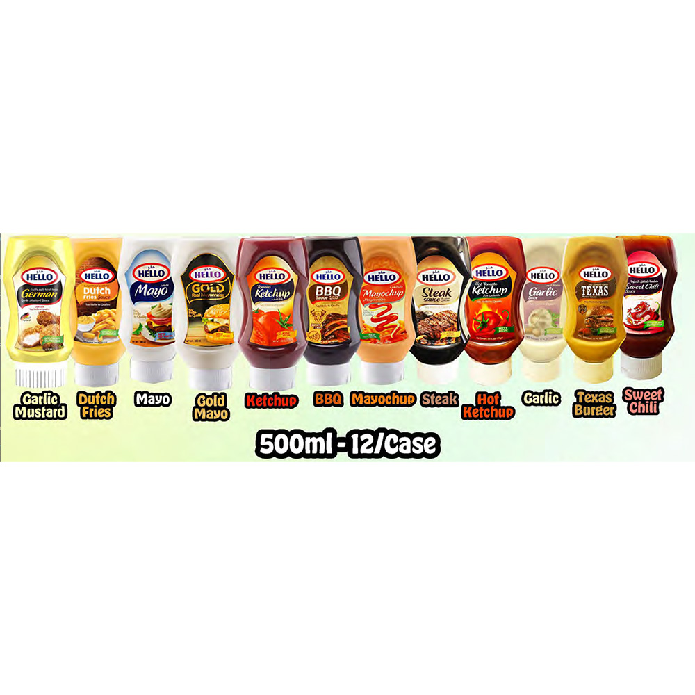Hello Sauces (Squeeze Bottle)