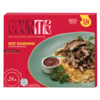 Beef Shawarma with Rice and BBQ Sauce