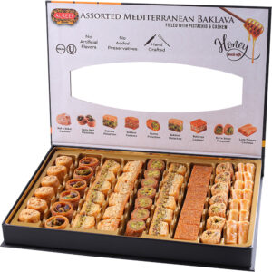 Assorted Baklava with Honey