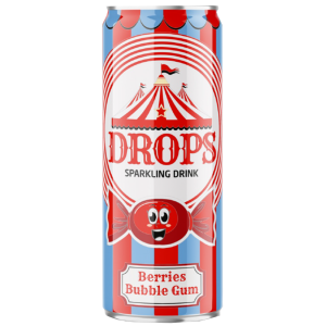 Drops Berries Bubble Gum