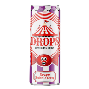 Drops Grape Bubble Gum